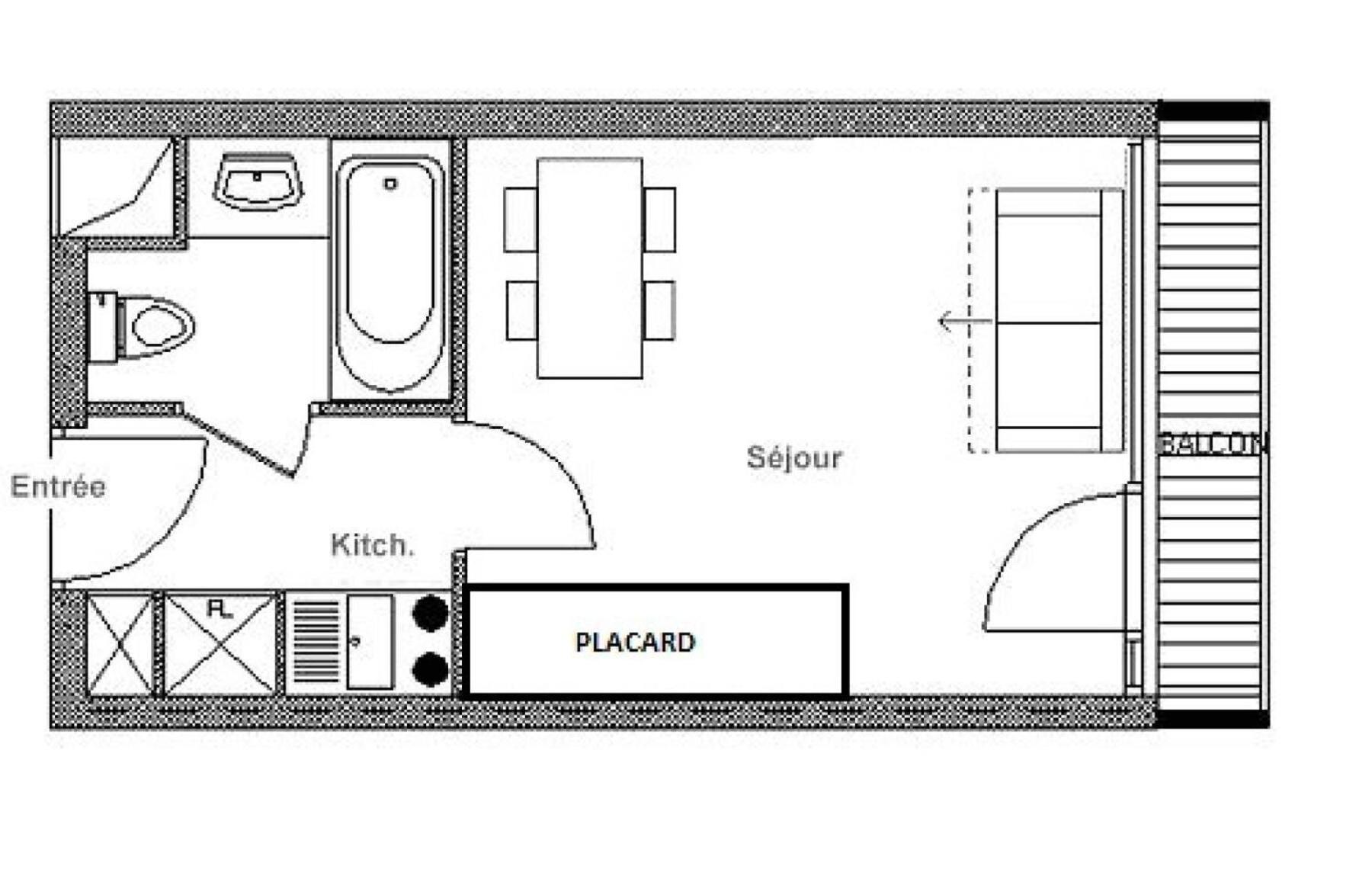 Residence Lac Du Lou - Studio Agreable - Ski Aux Pieds - Balcon Mae-2054 Saint-Martin-de-Belleville Luaran gambar